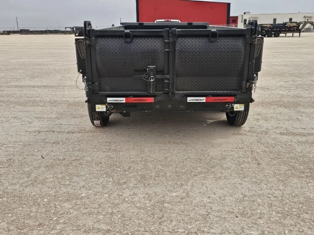 10' Horizon HZ5 Bumper Pull Dump Trailer 24" Side Walls - (2) 3.5K Axles - Bumper Pull Dump - TrailerSwap