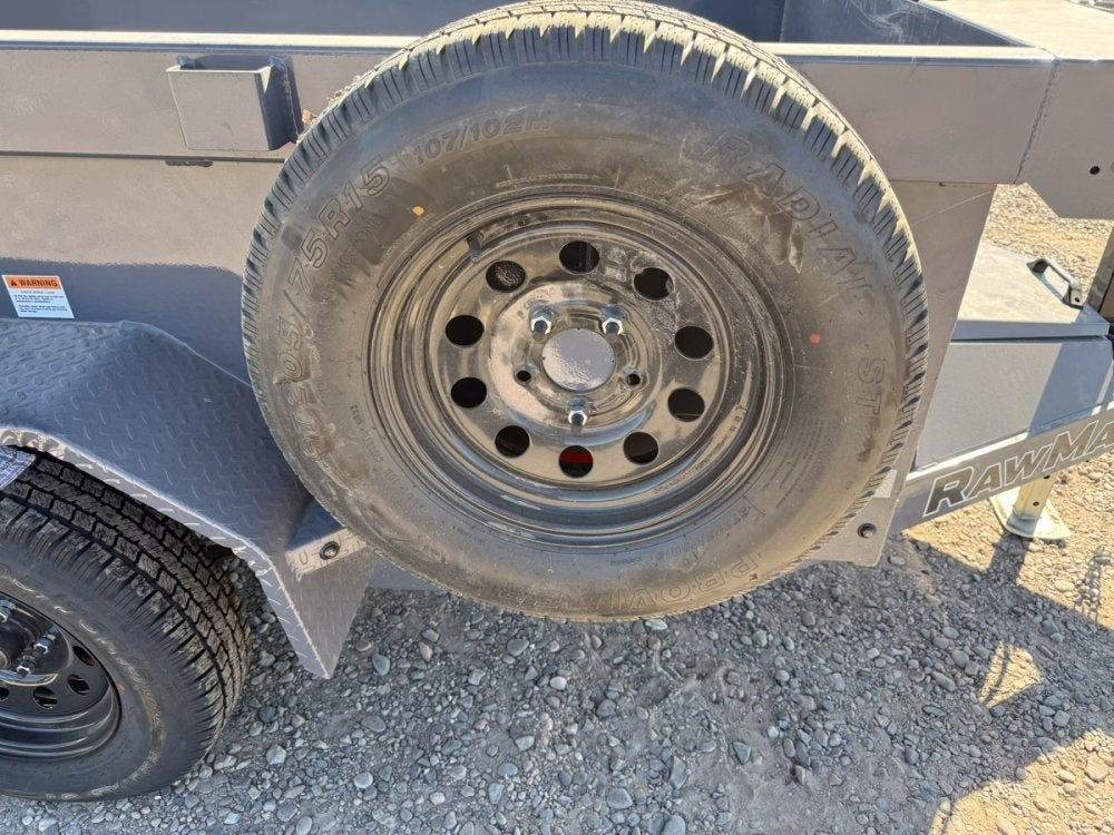 10' SDX Dump 19" Sides - 3.5k Axles - 516 Scissor - Bumper Pull Dump/Dump Trailers - Stryker Dealership Group