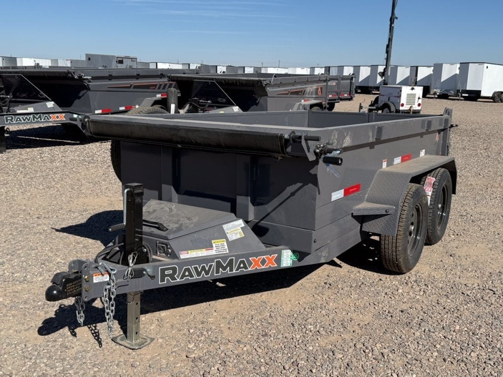 10' SDX Dump 19" Sides - 3.5k Axles - 516 Scissor - Bumper Pull Dump/Dump Trailers - Stryker Dealership Group