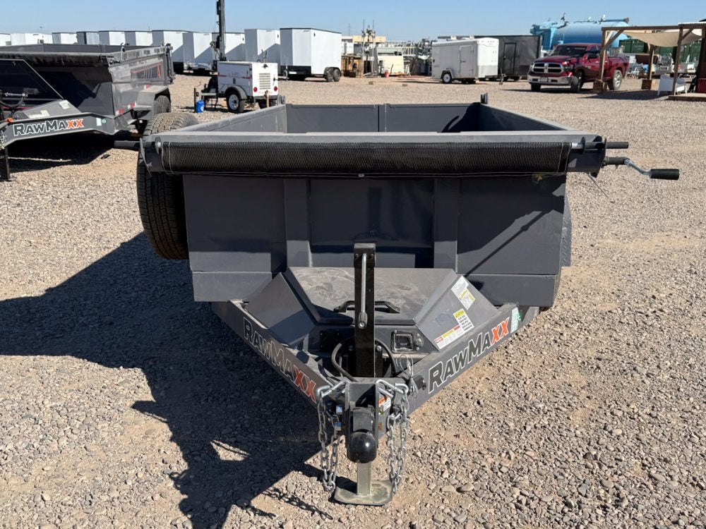 10' SDX Dump 19" Sides - 3.5k Axles - 516 Scissor - Bumper Pull Dump/Dump Trailers - Stryker Dealership Group