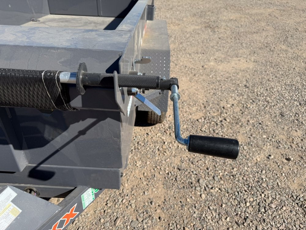 10' SDX Dump 19" Sides - 3.5k Axles - 516 Scissor - Bumper Pull Dump/Dump Trailers - Stryker Dealership Group