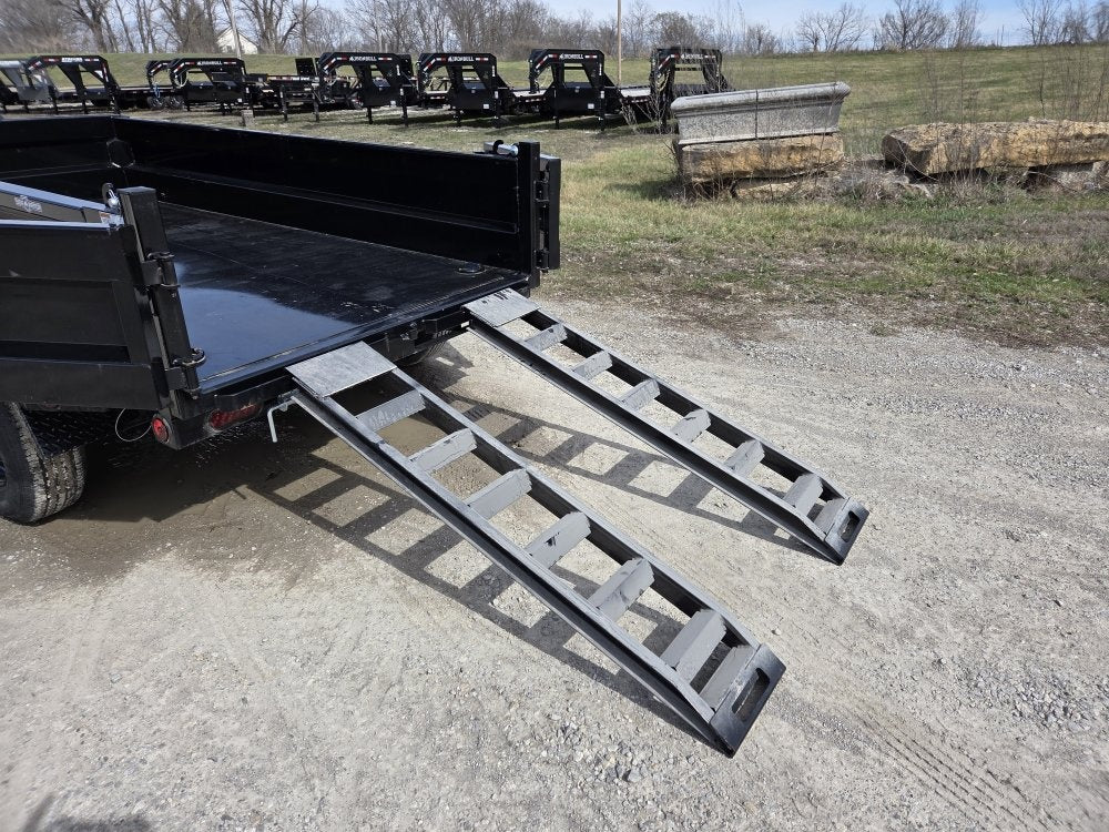 10' x 60" Iron Bull DTB Bumper Pull Dump Trailer 18" Side Walls - (2) 5200 lb Axles - Bumper Pull Dump - Dump Trailers - TrailerSwap