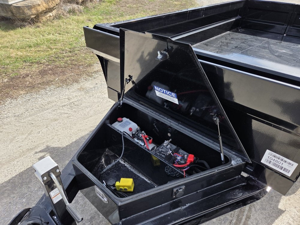 10' x 60" Iron Bull DTB Bumper Pull Dump Trailer 18" Side Walls - (2) 5200 lb Axles - Bumper Pull Dump - Dump Trailers - TrailerSwap