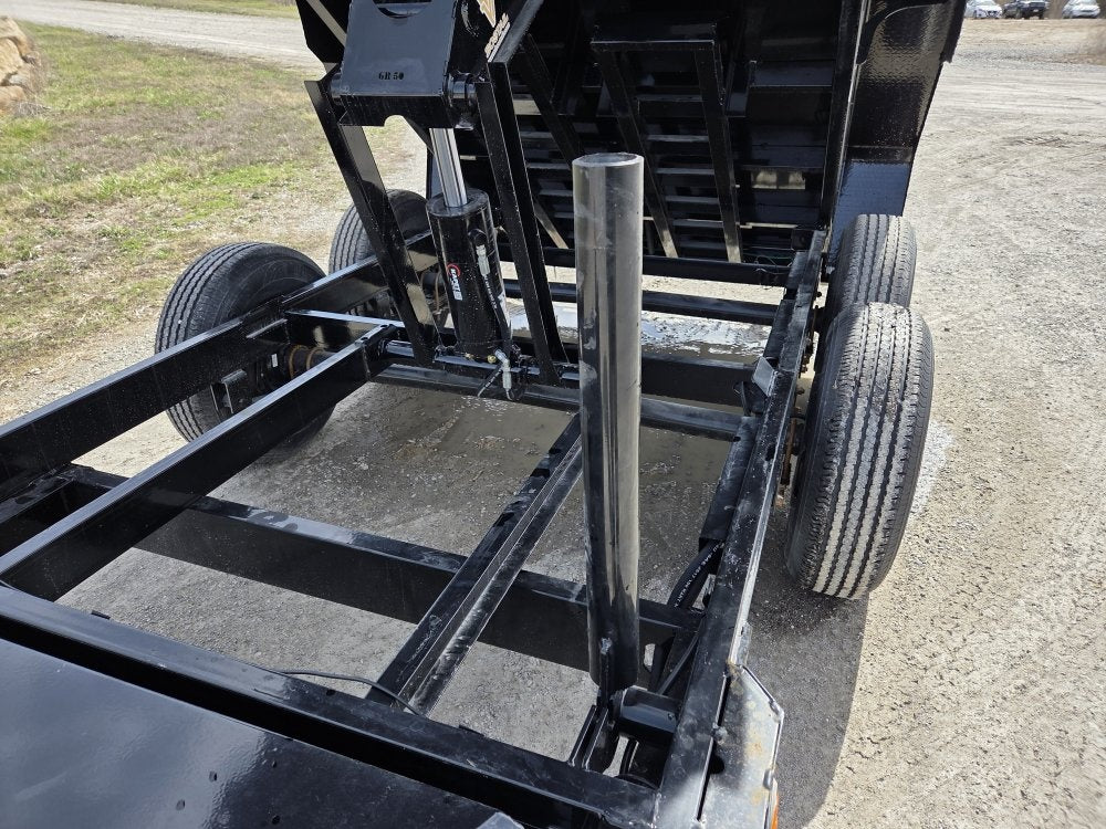 10' x 60" Iron Bull DTB Bumper Pull Dump Trailer 18" Side Walls - (2) 5200 lb Axles - Bumper Pull Dump - Dump Trailers - TrailerSwap