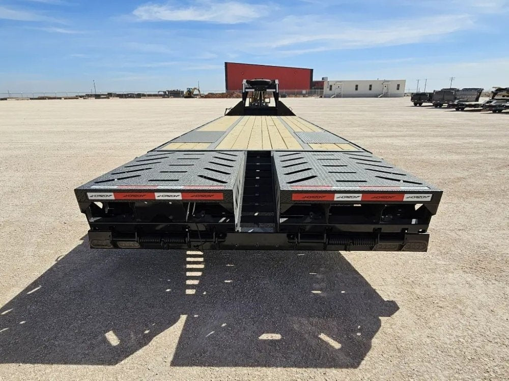 30' Horizon FHZ Gooseneck Dual Wheel Deckover Trailer Mega Ramps - (2) 10K Axles 16430