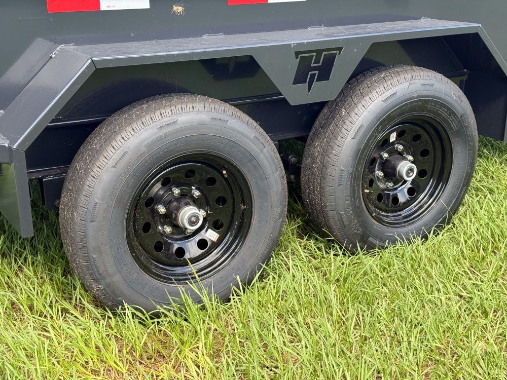 12' Dump Trailer 20" Side Walls - Telescopic Lift - Bumper Pull Dump - Dump Trailers - TrailerSwap