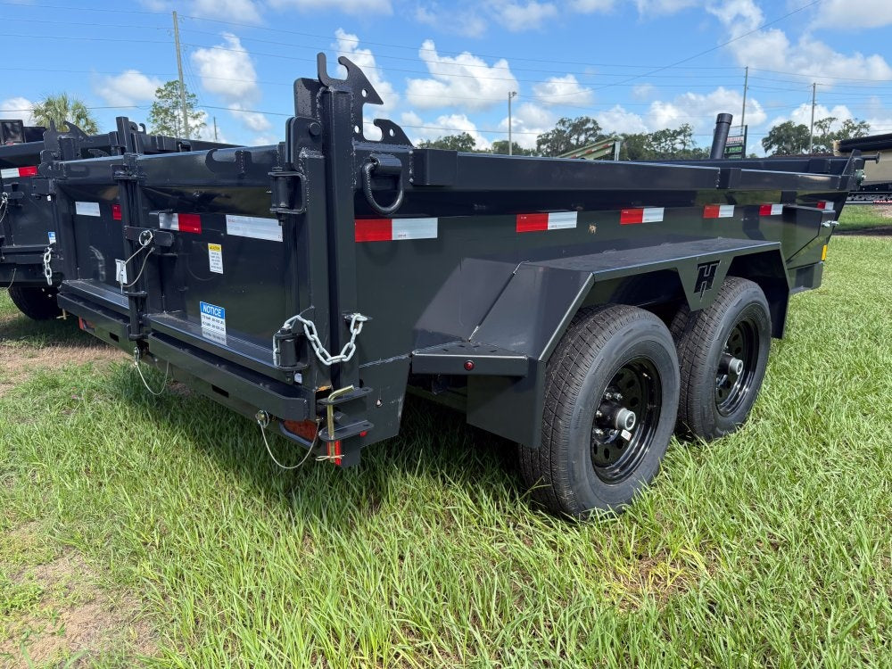 12' Dump Trailer 20" Side Walls - Telescopic Lift - Bumper Pull Dump - Dump Trailers - TrailerSwap