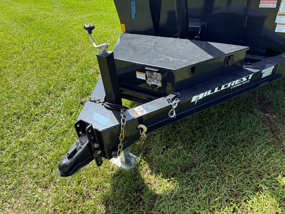 12' Dump Trailer 20" Side Walls - Telescopic Lift - Bumper Pull Dump - Dump Trailers - TrailerSwap