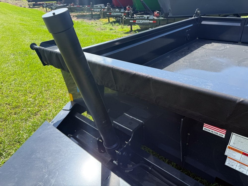 12' Dump Trailer 20" Side Walls - Telescopic Lift - Bumper Pull Dump - Dump Trailers - TrailerSwap