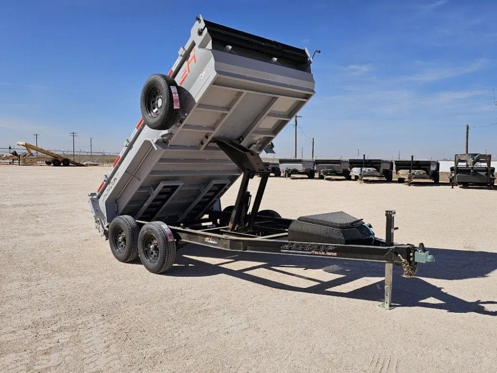12' Horizon HZ6 Bumper Pull Dump Trailer 24" Side Walls - (2) 5.2K Axles - Bumper Pull Dump - TrailerSwap