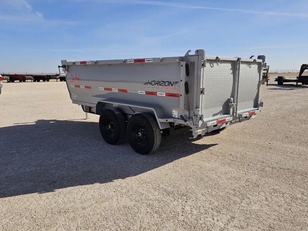 12' Horizon HZ6 Bumper Pull Dump Trailer 36" Side Walls - (2) 5.2K Axles - Bumper Pull Dump - TrailerSwap