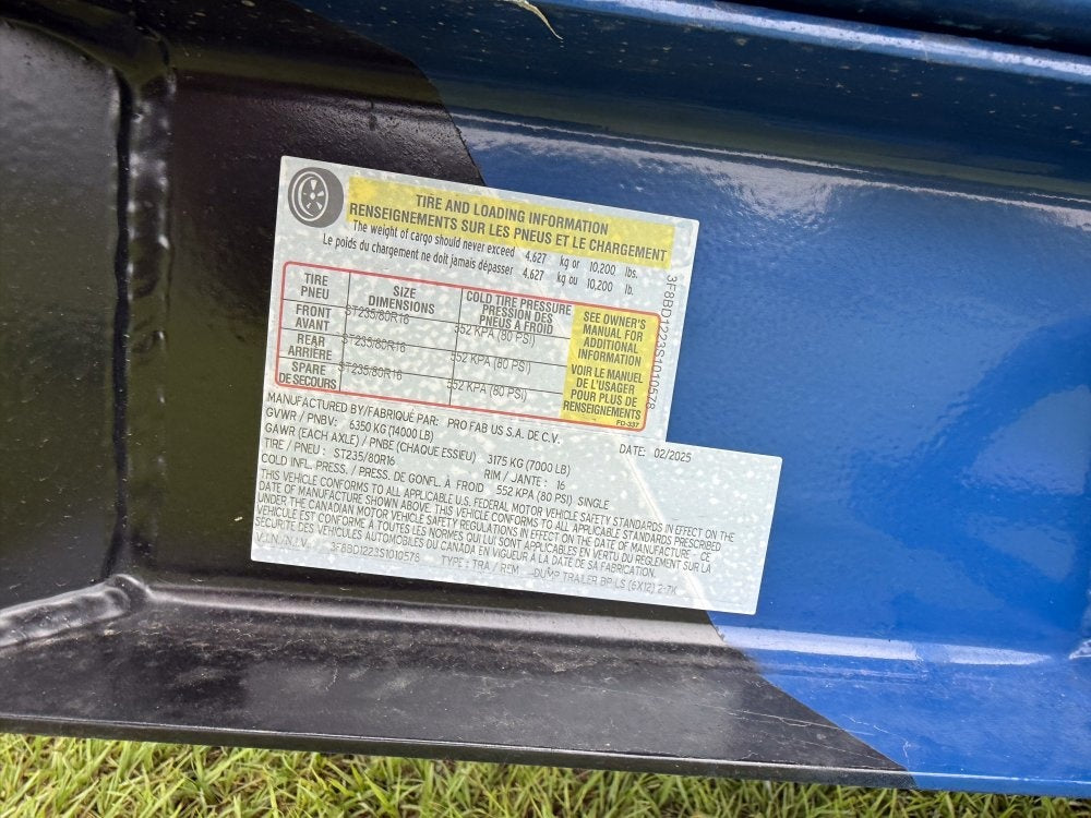 12' x 6' Dump Trailer DRM 24" Side Walls (2) 7K Axles Scissor Lift - Bumper Pull Dump - Dump Trailers - TrailerSwap