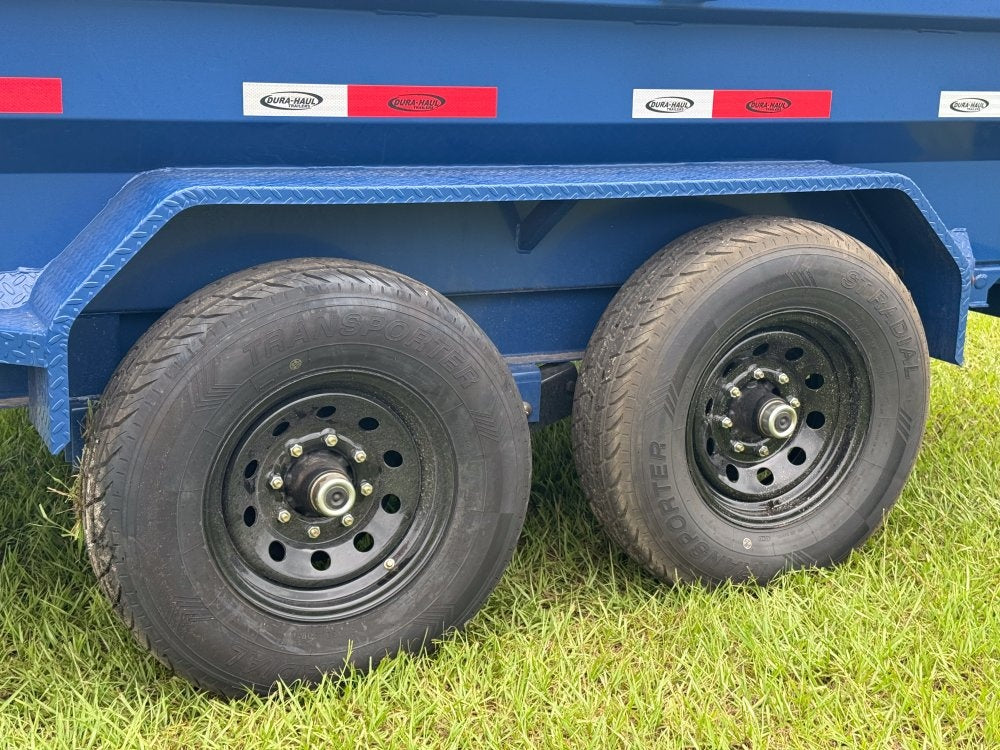 12' x 6' Dump Trailer DRM 24" Side Walls (2) 7K Axles Scissor Lift - Bumper Pull Dump - Dump Trailers - TrailerSwap
