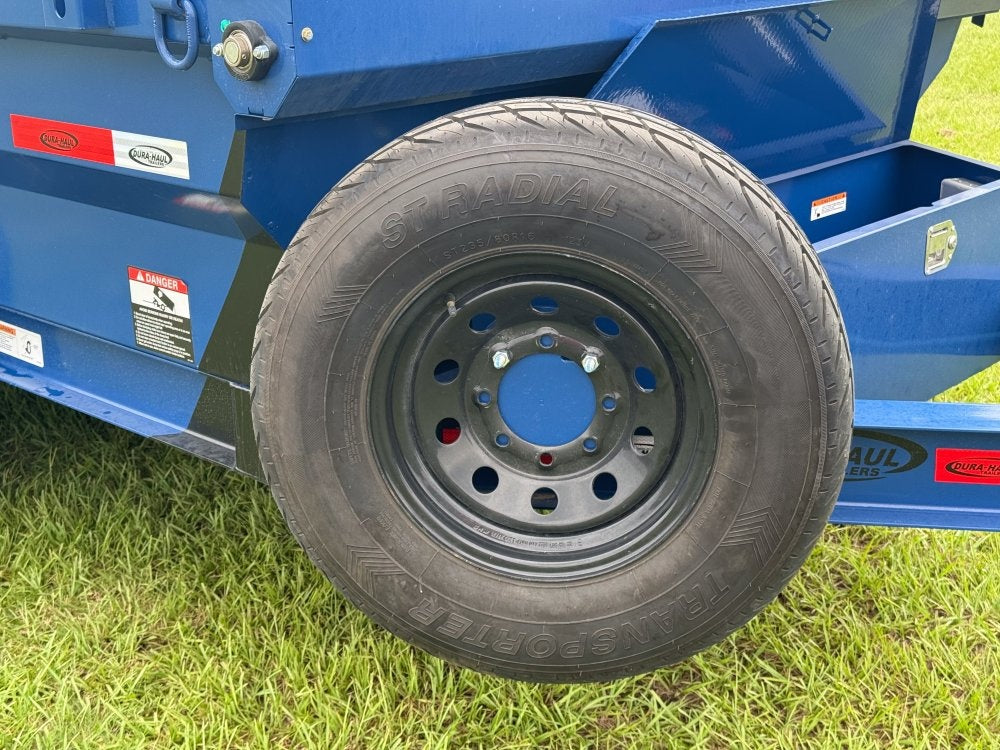 12' x 6' Dump Trailer DRM 24" Side Walls (2) 7K Axles Scissor Lift - Bumper Pull Dump - Dump Trailers - TrailerSwap