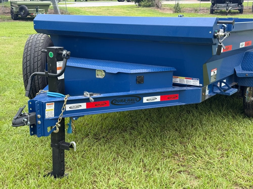12' x 6' Dump Trailer DRM 24" Side Walls (2) 7K Axles Scissor Lift - Bumper Pull Dump - Dump Trailers - TrailerSwap