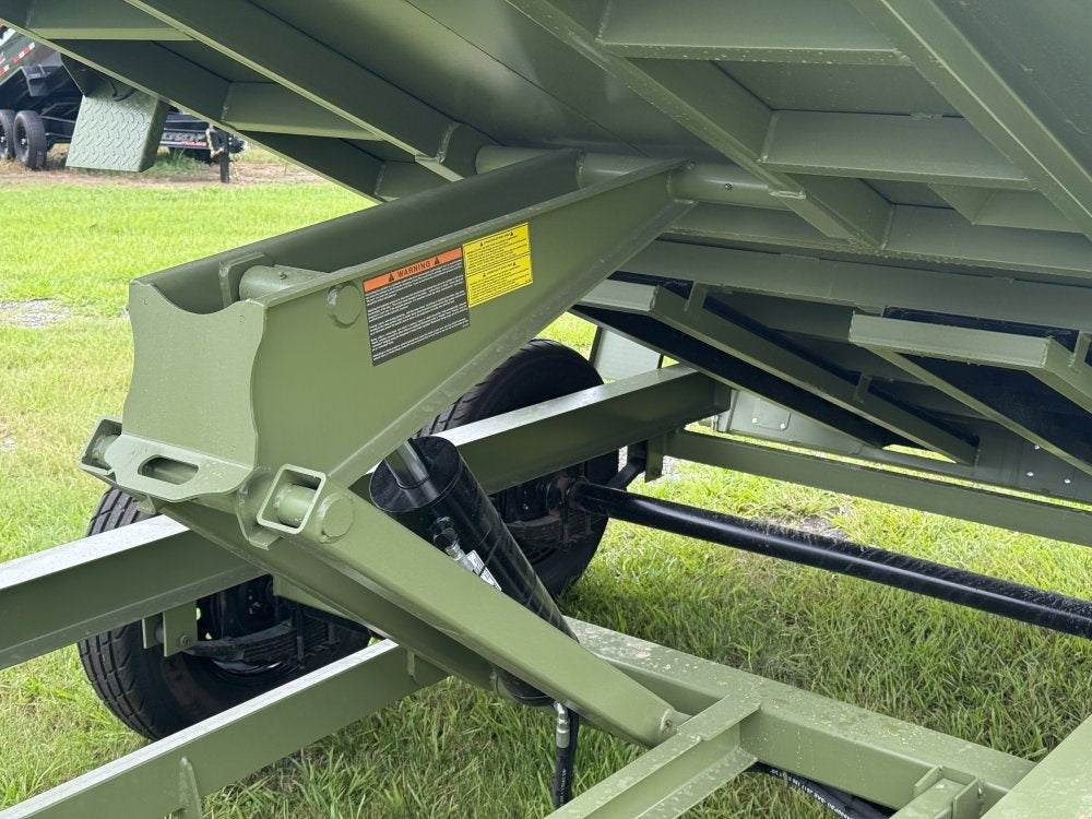 12' x 6' Dump Trailer DRM 24" Side Walls (2) 7K Axles Scissor Lift - Bumper Pull Dump - Dump Trailers - TrailerSwap