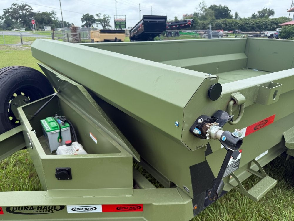 12' x 6' Dump Trailer DRM 24" Side Walls (2) 7K Axles Scissor Lift - Bumper Pull Dump - Dump Trailers - TrailerSwap