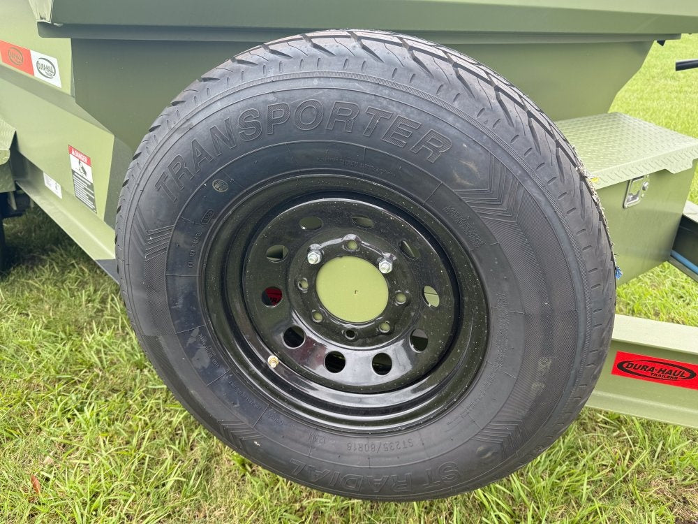 12' x 6' Dump Trailer DRM 24" Side Walls (2) 7K Axles Scissor Lift - Bumper Pull Dump - Dump Trailers - TrailerSwap