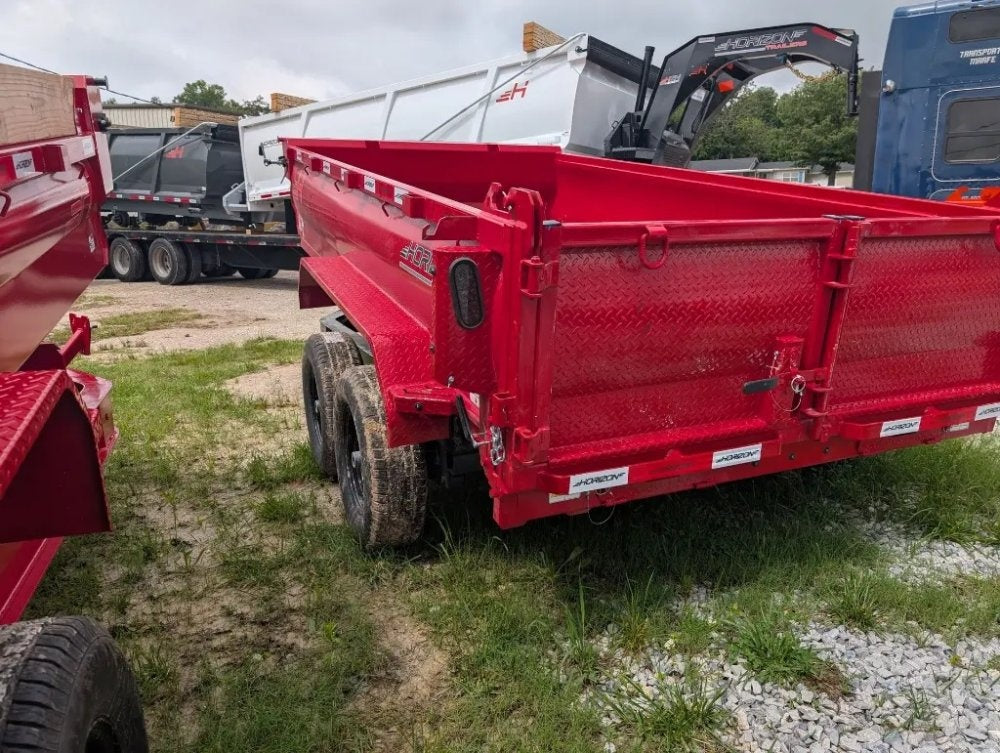 12'x77" Horizon HZ6 Bumper Pull Dump - Bumper Pull Dump - TrailerSwap
