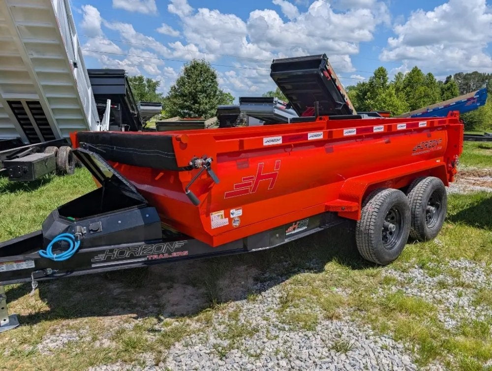 12'x77" Horizon HZ6 Bumper Pull Dump - Bumper Pull Dump - TrailerSwap