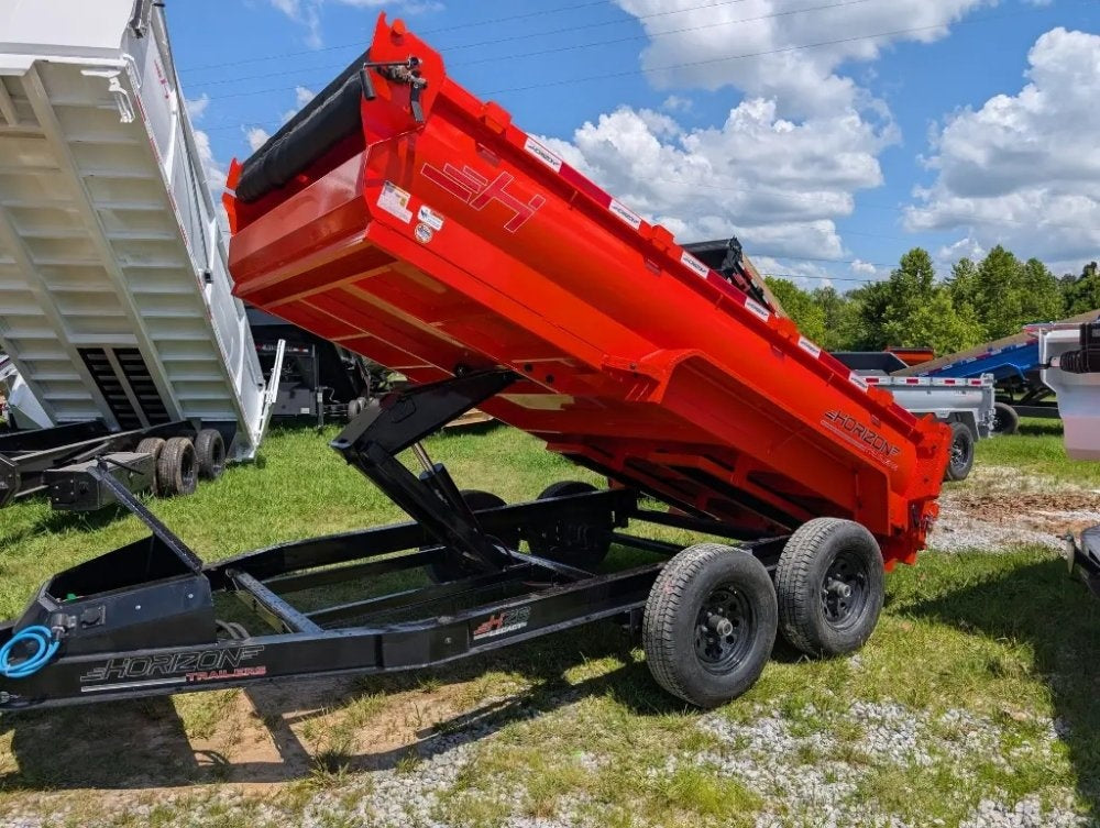 12'x77" Horizon HZ6 Bumper Pull Dump - Bumper Pull Dump - TrailerSwap