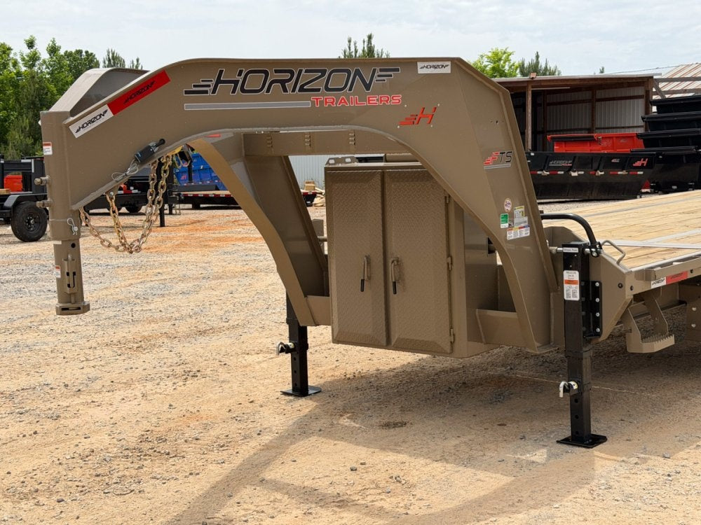 28' Horizon FTS Gooseneck Hydraulic Deckover Tilt Trailer - 10K Axles 16528