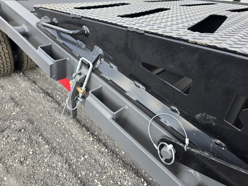 32' DKO Gooseneck Deckover 27' + 5' Mega Ramps (2) 12K Axles 11358
