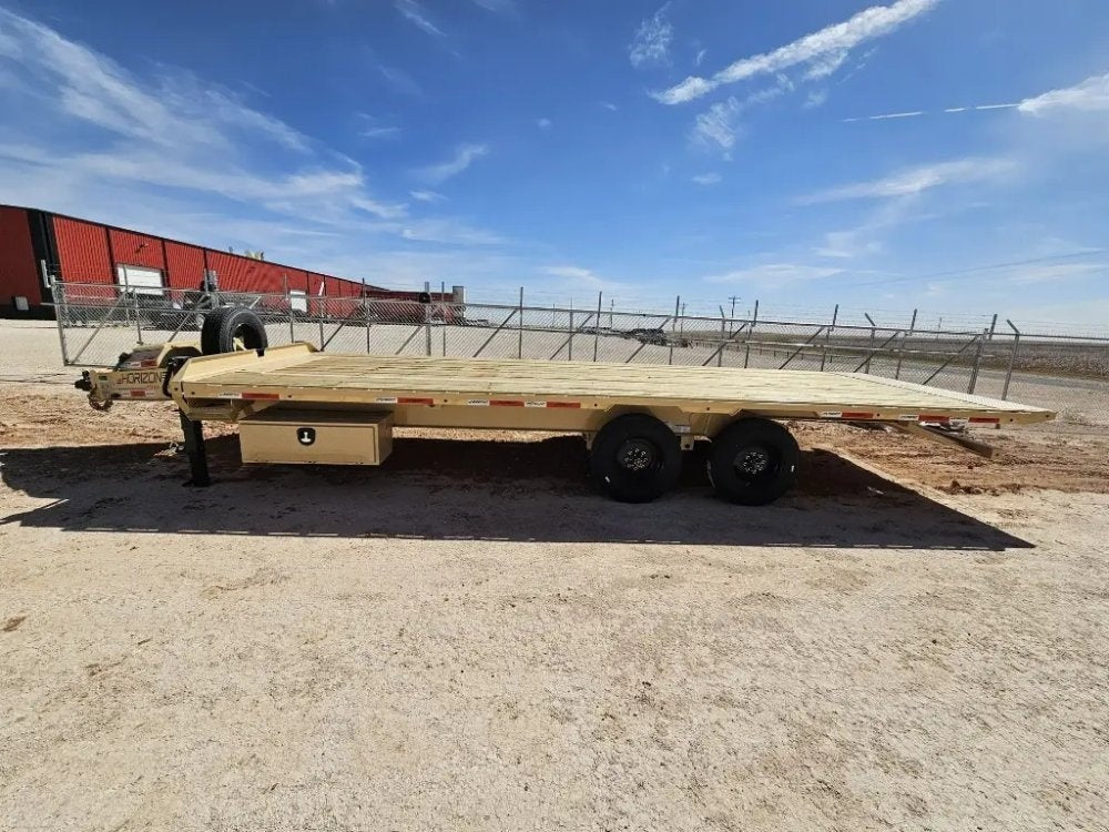 24' Horizon FFT Bumper Pull Full Deckover Tilt Trailer - (2) 10K Axles 15231