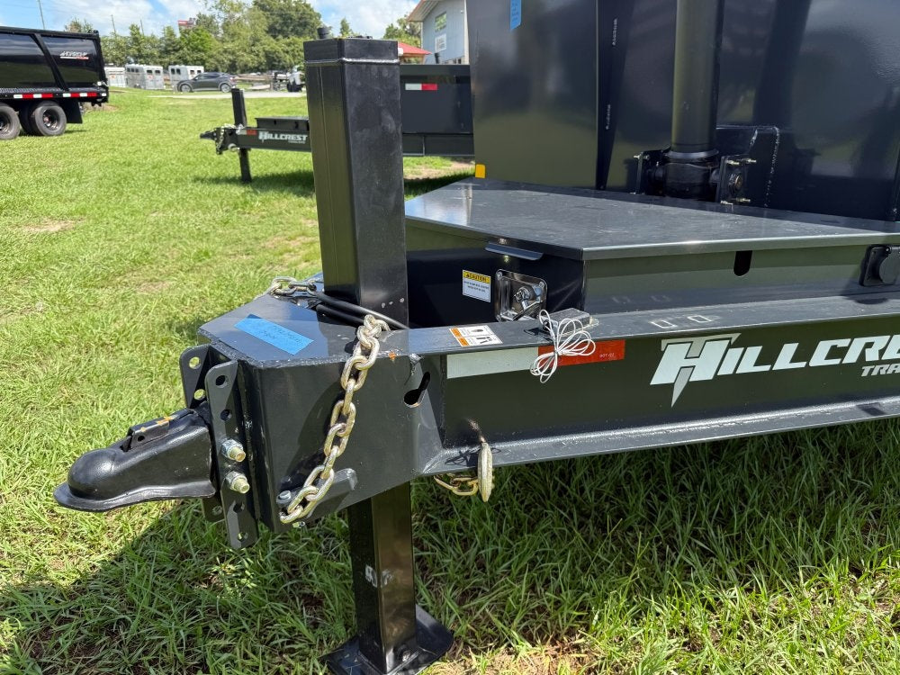 14' Dump Trailer BP 40" Side Walls - Telescopic lift - 7k Axles - Hydraulic Jack - Bumper Pull Dump - Dump Trailers - TrailerSwap