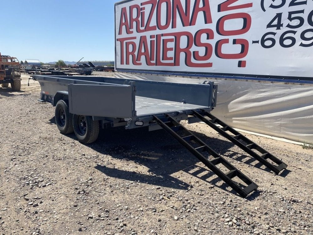 14' GDX Dump Trailer - Bumper Pull Dump - Dump Trailers - TrailerSwap