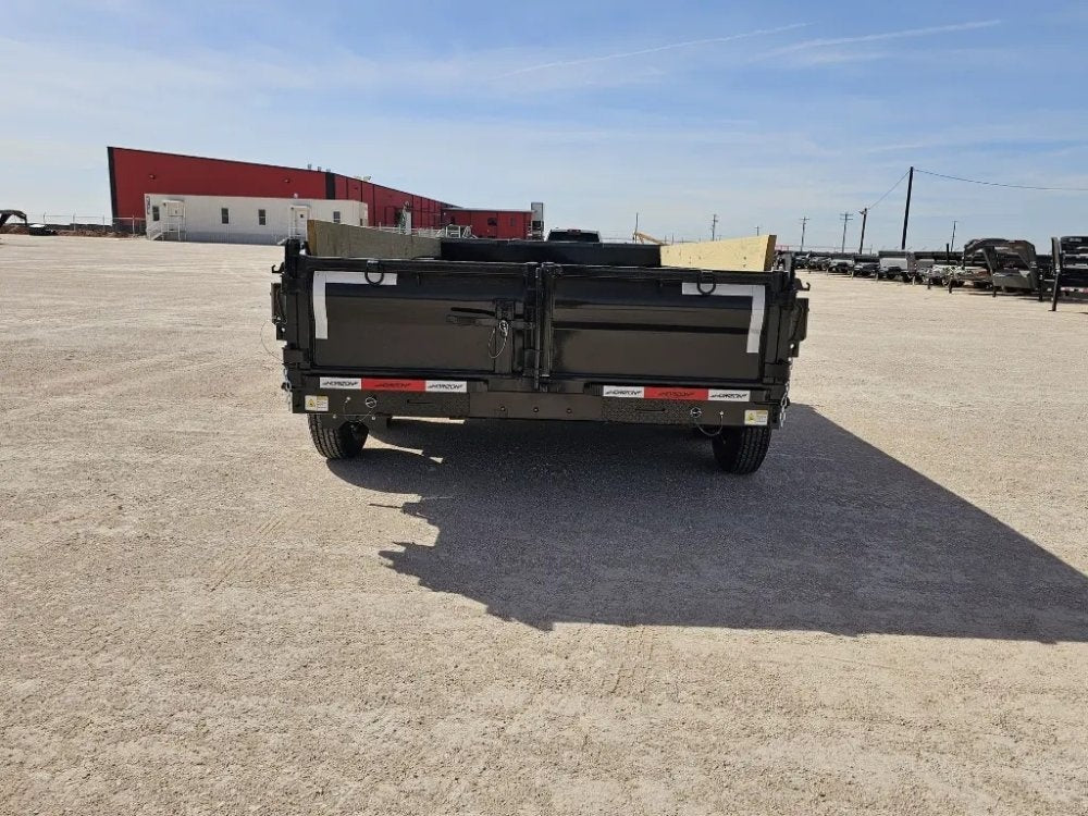 14' Horizon EZ7 Bumper Pull Dump Trailer 19" Sides - (2) 7K Axles - Bumper Pull Dump - TrailerSwap