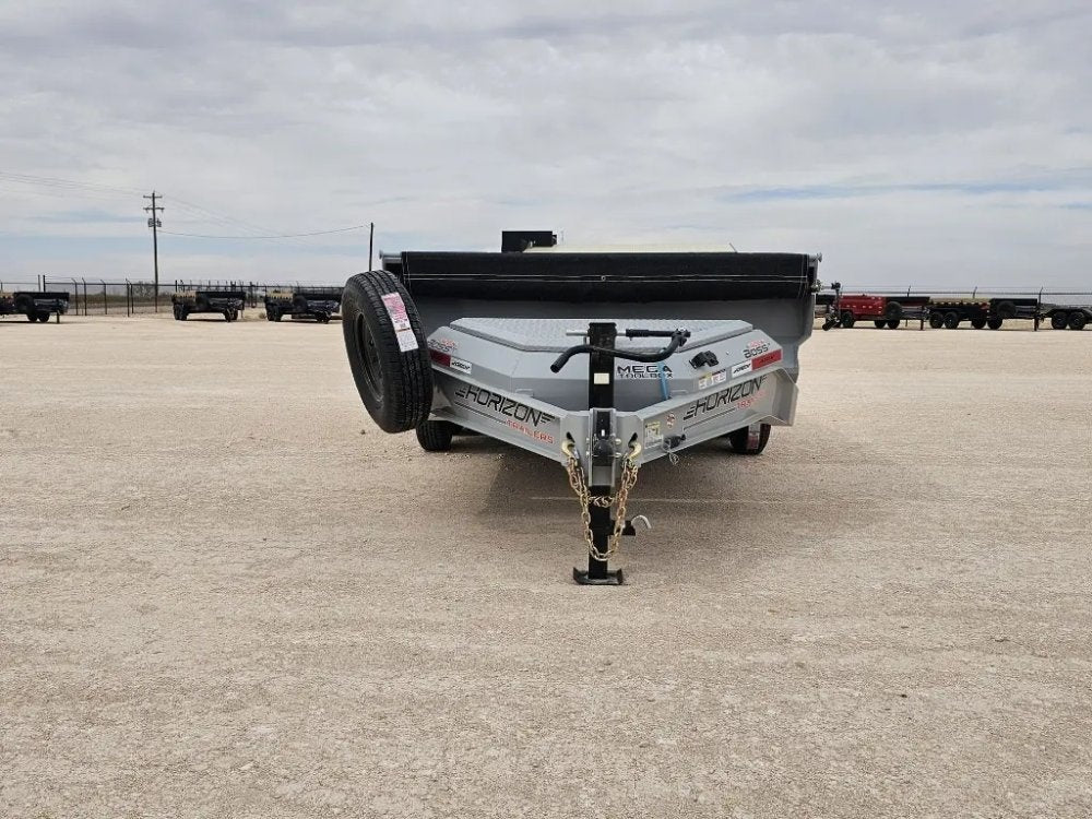 14' Horizon EZ7 Bumper Pull Dump Trailer 19" Sides - (2) 7K Axles - Bumper Pull Dump - TrailerSwap