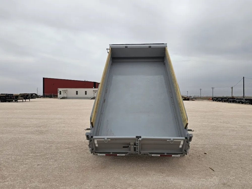 14' Horizon EZ7 Bumper Pull Dump Trailer 19" Sides - (2) 7K Axles - Bumper Pull Dump - TrailerSwap