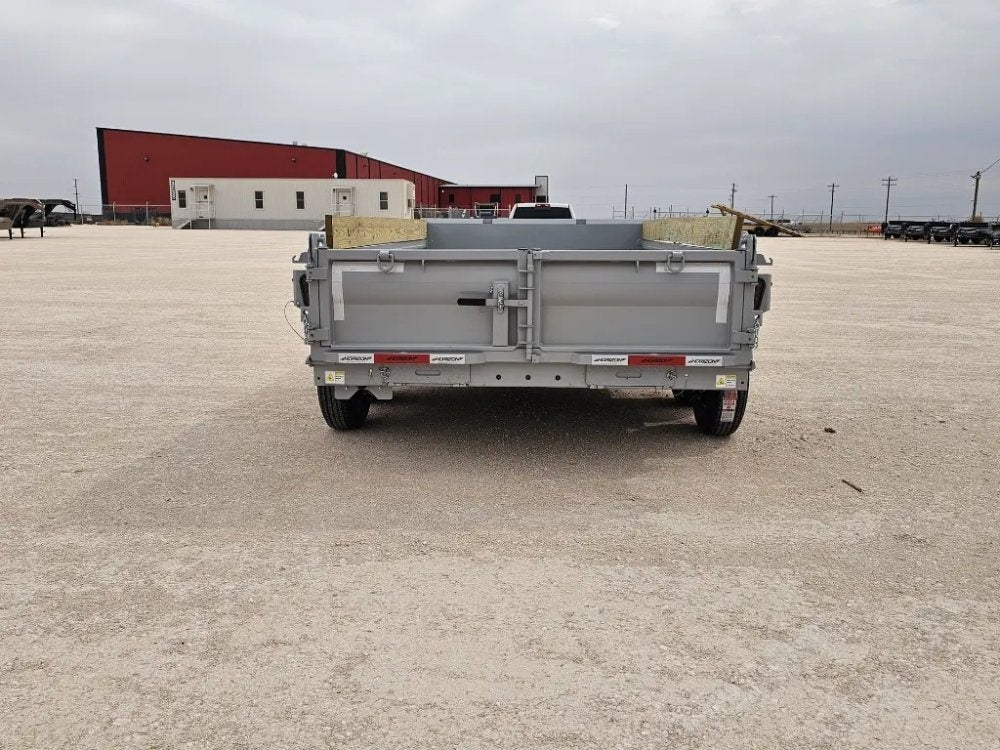 14' Horizon EZ7 Bumper Pull Dump Trailer 19" Sides - (2) 7K Axles - Bumper Pull Dump - TrailerSwap