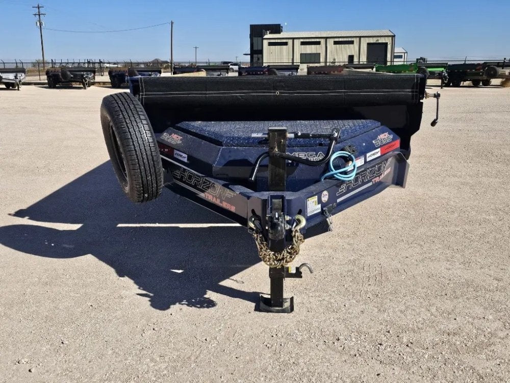 14' Horizon EZ7 Bumper Pull Dump Trailer 19" Sides - (2) 7K Axles - Bumper Pull Dump - TrailerSwap