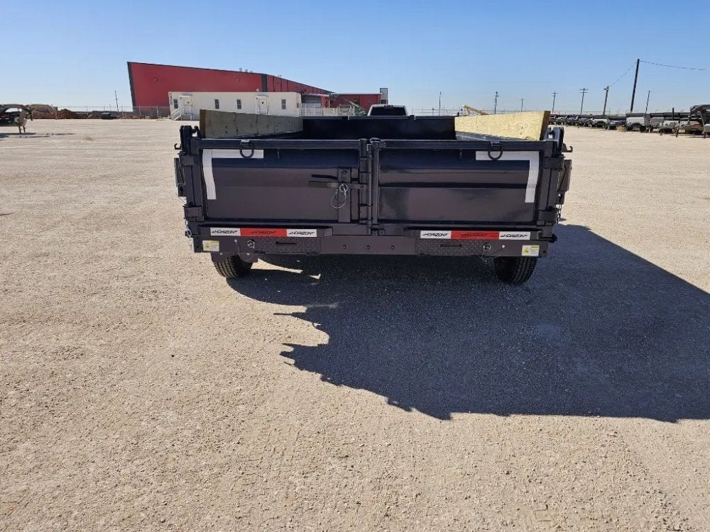 14' Horizon EZ7 Bumper Pull Dump Trailer 19" Sides - (2) 7K Axles - Bumper Pull Dump - TrailerSwap