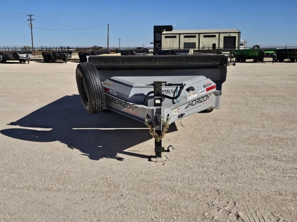 14' Horizon EZ7 Bumper Pull Dump Trailer 19" Sides - (2) 7K Axles - Bumper Pull Dump - TrailerSwap