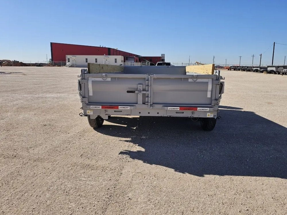 14' Horizon EZ7 Bumper Pull Dump Trailer 19" Sides - (2) 7K Axles - Bumper Pull Dump - TrailerSwap