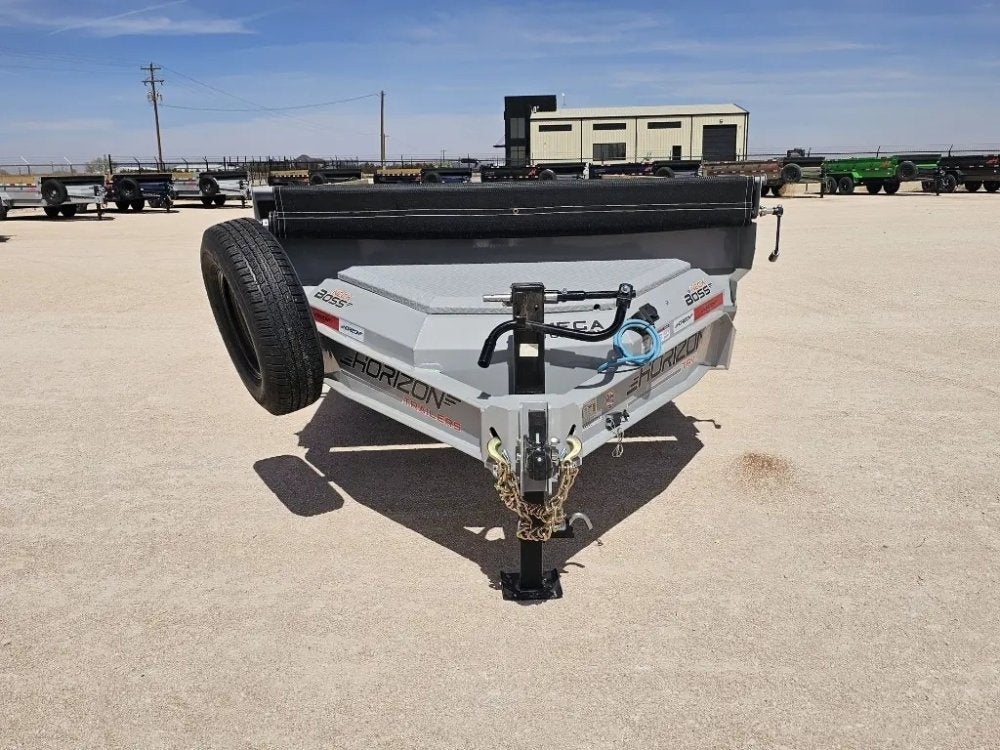 14' Horizon EZ7 Bumper Pull Dump Trailer 19" Sides - (2) 7K Axles - Bumper Pull Dump - TrailerSwap