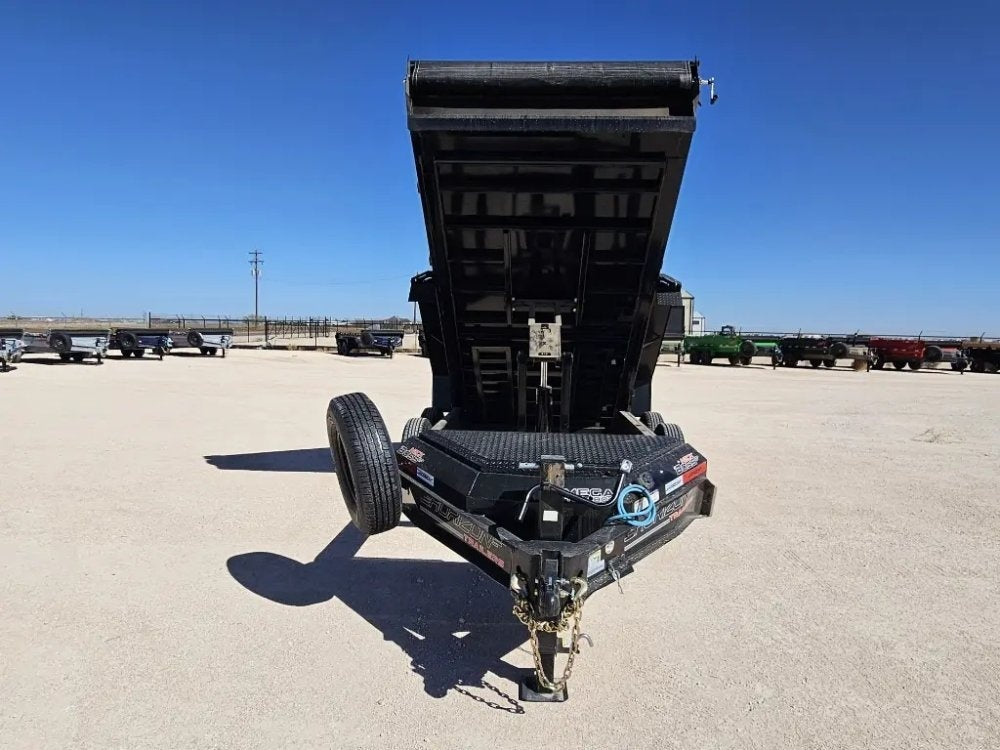 14' Horizon EZ7 Bumper Pull Dump Trailer 19" Sides - (2) 7K Axles - Bumper Pull Dump - TrailerSwap