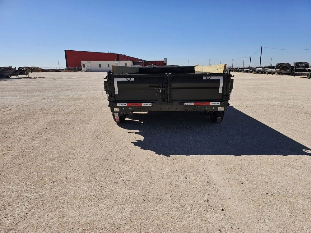 14' Horizon EZ7 Bumper Pull Dump Trailer 19" Sides - (2) 7K Axles - Bumper Pull Dump - TrailerSwap