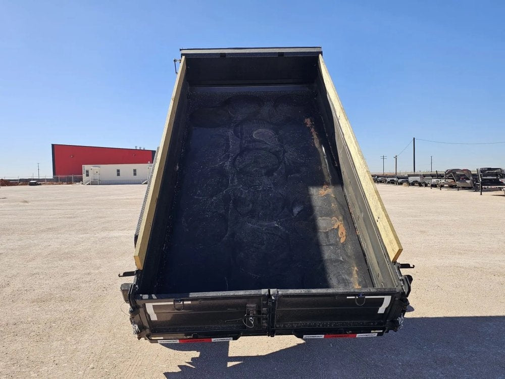 14' Horizon EZ7 Bumper Pull Dump Trailer 19" Sides - (2) 7K Axles - Bumper Pull Dump - TrailerSwap