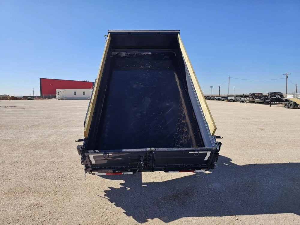 14' Horizon EZ7 Bumper Pull Dump Trailer 19" Sides - (2) 7K Axles - Bumper Pull Dump - TrailerSwap