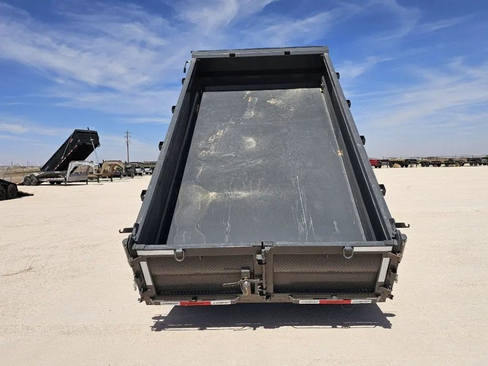 14' Horizon HZ7 Bumper Pull Dump Trailer 24" Side Walls - (2) 7K Axles - Bumper Pull Dump - TrailerSwap