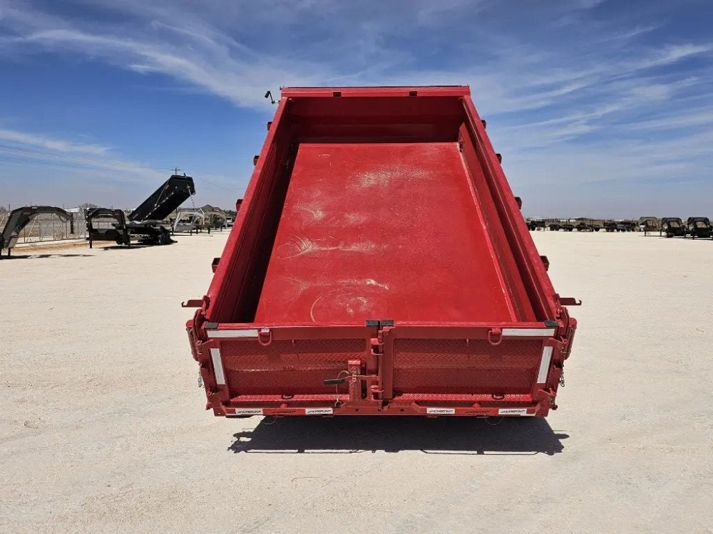 14' Horizon HZ7 Bumper Pull Dump Trailer 24" Side Walls - (2) 7K Axles - Bumper Pull Dump - TrailerSwap
