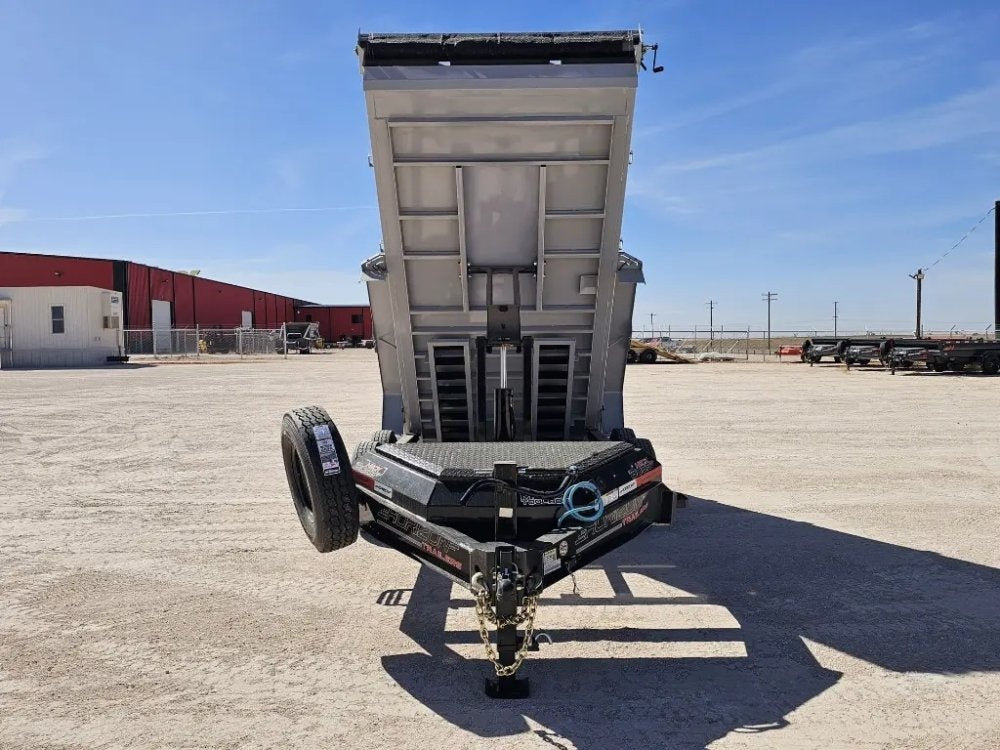 14' Horizon HZ7 Bumper Pull Dump Trailer 24" Side Walls - (2) 7K Axles - Bumper Pull Dump - TrailerSwap
