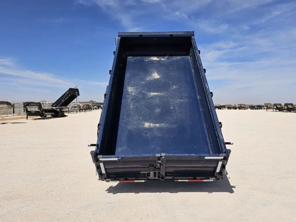 14' Horizon HZ7 Bumper Pull Dump Trailer 24" Side Walls - (2) 7K Axles - Bumper Pull Dump - TrailerSwap