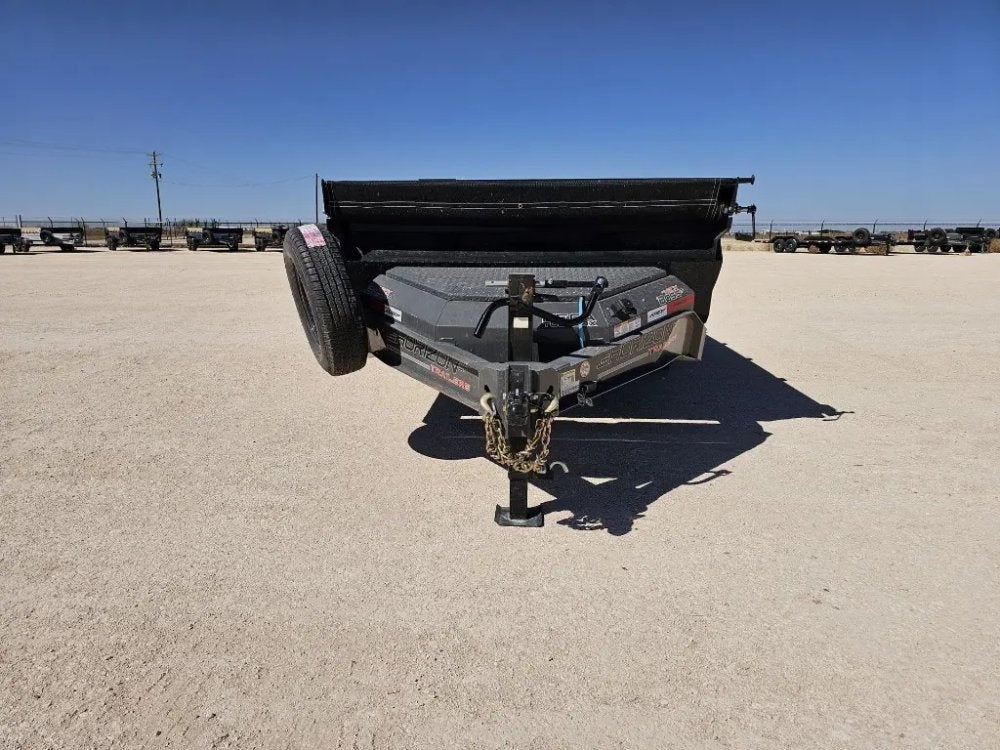 14' Horizon LZ7 Bumper Pull Dump Trailer 30" Side Walls - (2) 7K Axles - Bumper Pull Dump - TrailerSwap