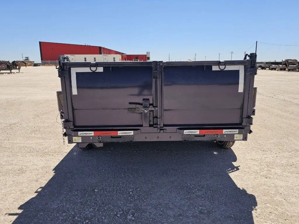 14' Horizon LZ7 Bumper Pull Dump Trailer 30" Side Walls - (2) 7K Axles - Bumper Pull Dump - TrailerSwap