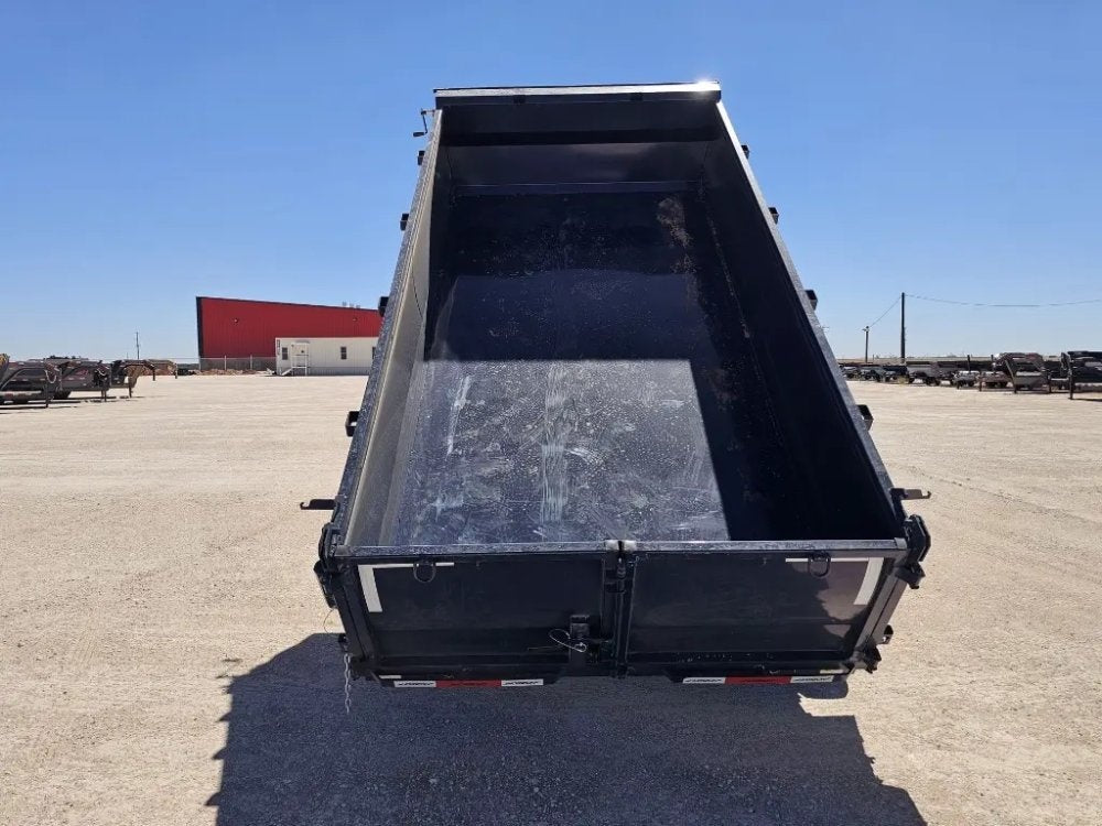 14' Horizon LZ7 Bumper Pull Dump Trailer 30" Side Walls - (2) 7K Axles - Bumper Pull Dump - TrailerSwap